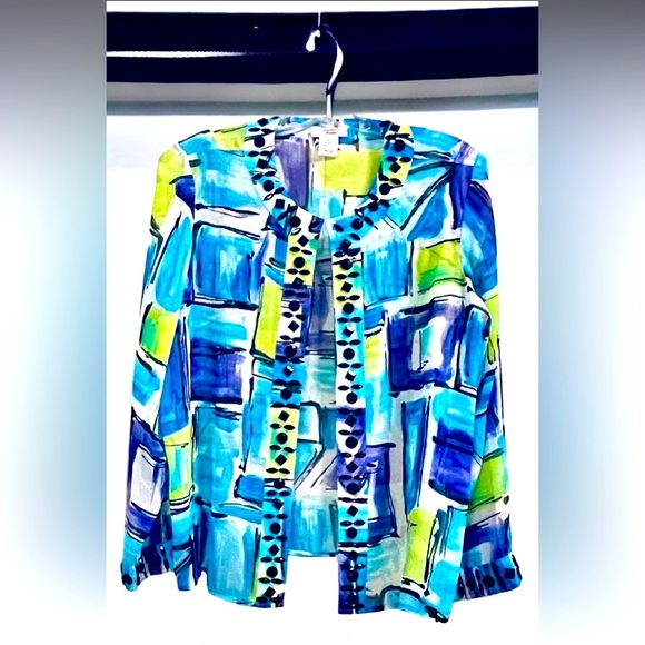 3 Womens Laura Ashley petite dress blouses. - Picture 7 of 16